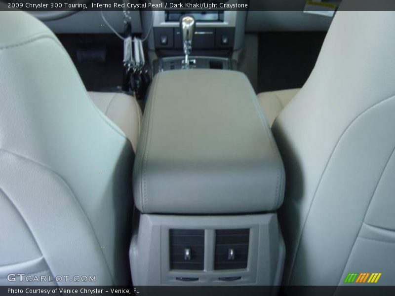Inferno Red Crystal Pearl / Dark Khaki/Light Graystone 2009 Chrysler 300 Touring