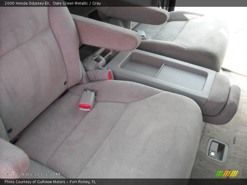 Slate Green Metallic / Gray 2006 Honda Odyssey EX