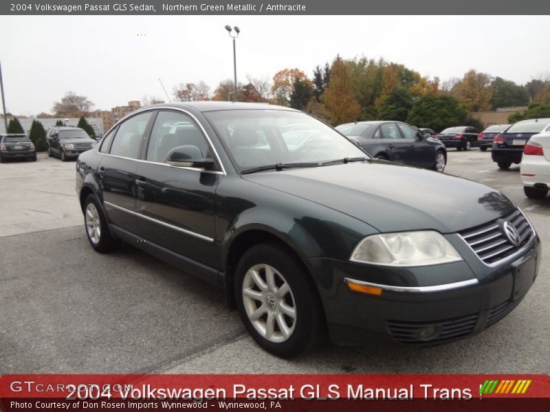 Northern Green Metallic / Anthracite 2004 Volkswagen Passat GLS Sedan