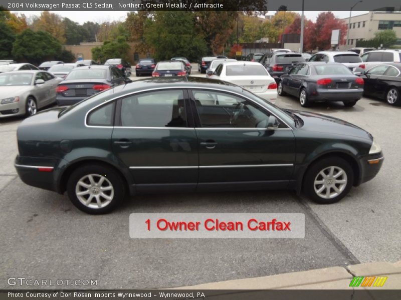 Northern Green Metallic / Anthracite 2004 Volkswagen Passat GLS Sedan