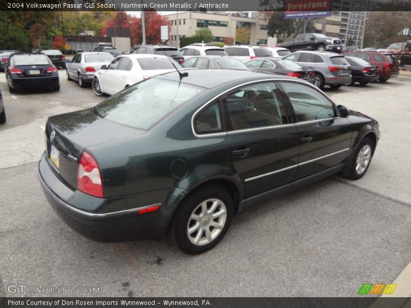 Northern Green Metallic / Anthracite 2004 Volkswagen Passat GLS Sedan