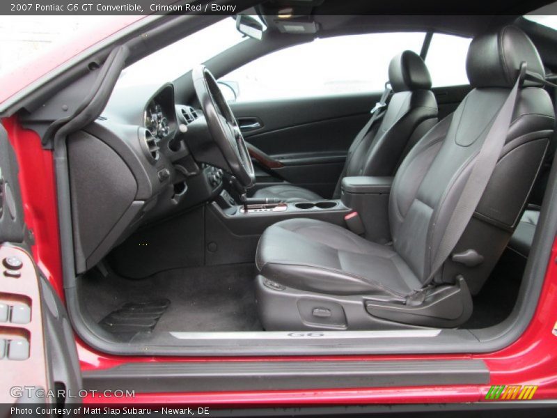 Crimson Red / Ebony 2007 Pontiac G6 GT Convertible