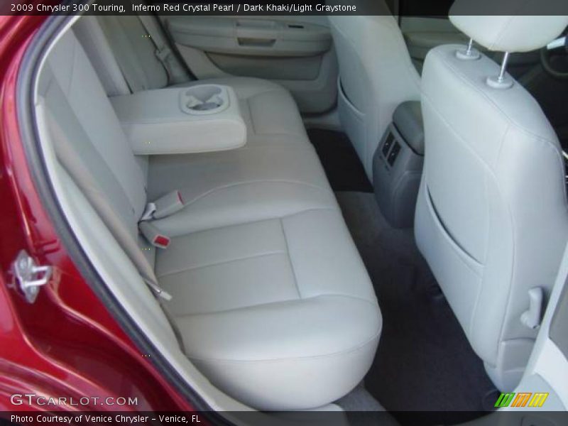 Inferno Red Crystal Pearl / Dark Khaki/Light Graystone 2009 Chrysler 300 Touring