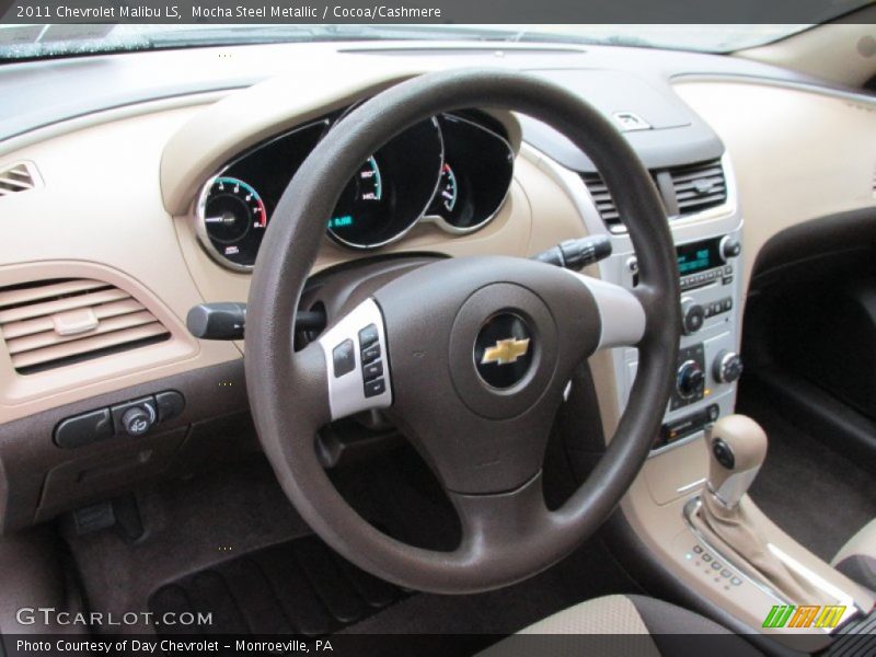 Mocha Steel Metallic / Cocoa/Cashmere 2011 Chevrolet Malibu LS