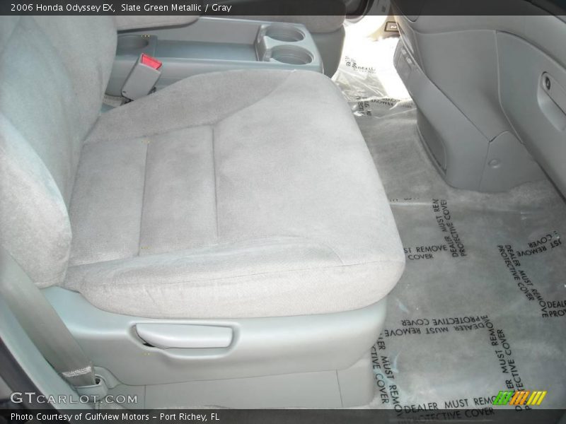 Slate Green Metallic / Gray 2006 Honda Odyssey EX
