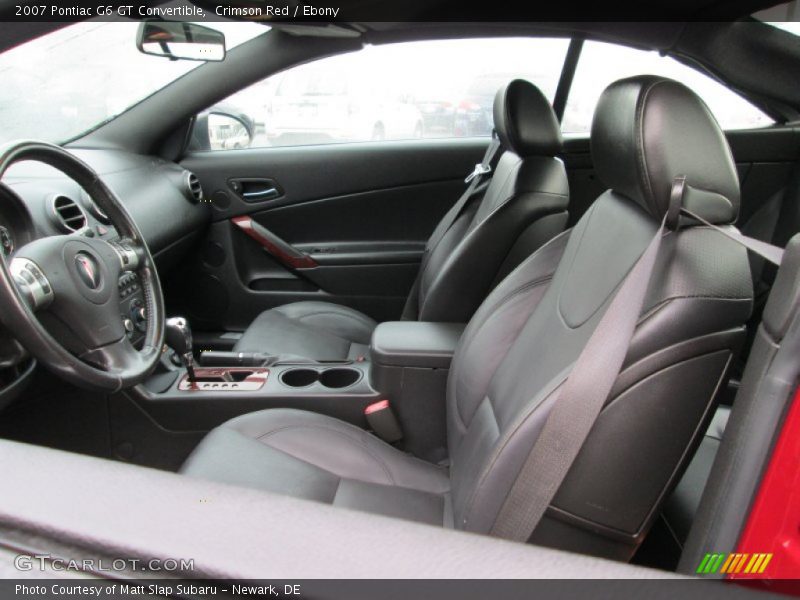 Crimson Red / Ebony 2007 Pontiac G6 GT Convertible