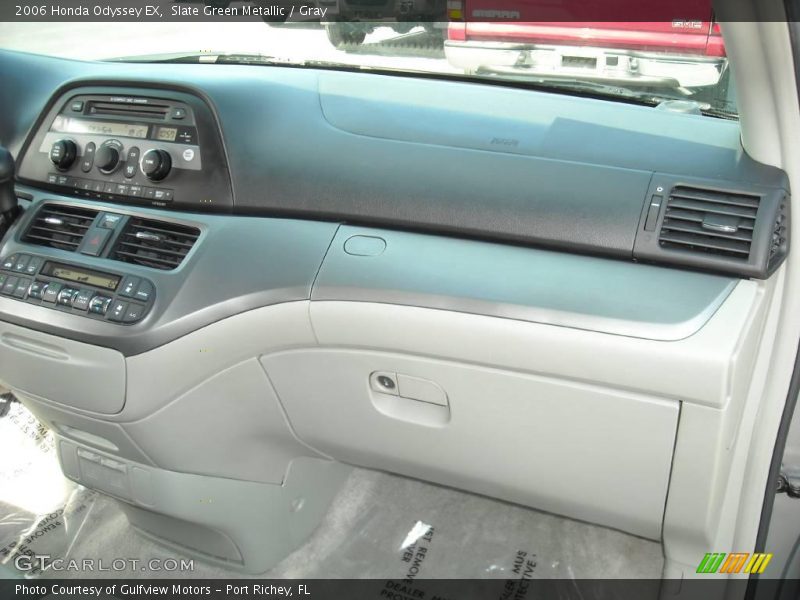 Slate Green Metallic / Gray 2006 Honda Odyssey EX