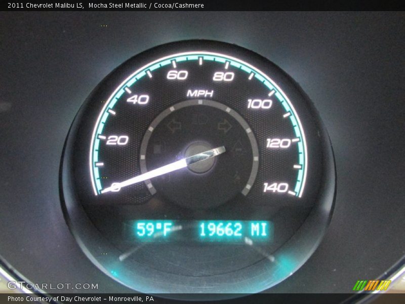 Mocha Steel Metallic / Cocoa/Cashmere 2011 Chevrolet Malibu LS
