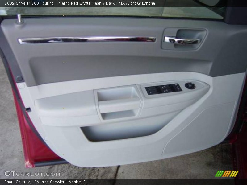Inferno Red Crystal Pearl / Dark Khaki/Light Graystone 2009 Chrysler 300 Touring