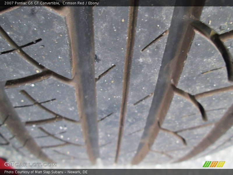 Crimson Red / Ebony 2007 Pontiac G6 GT Convertible