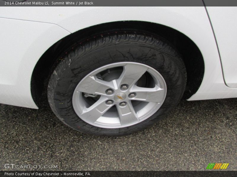 Summit White / Jet Black 2014 Chevrolet Malibu LS