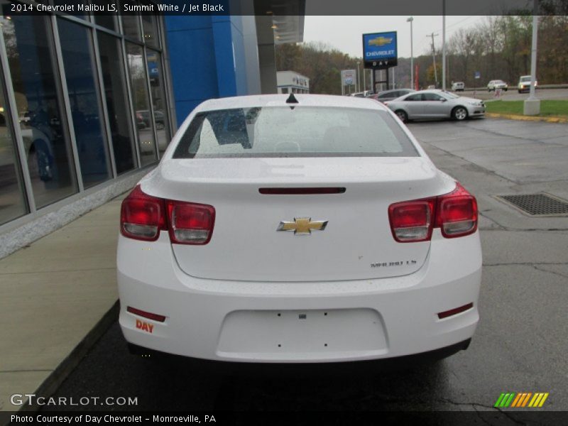 Summit White / Jet Black 2014 Chevrolet Malibu LS