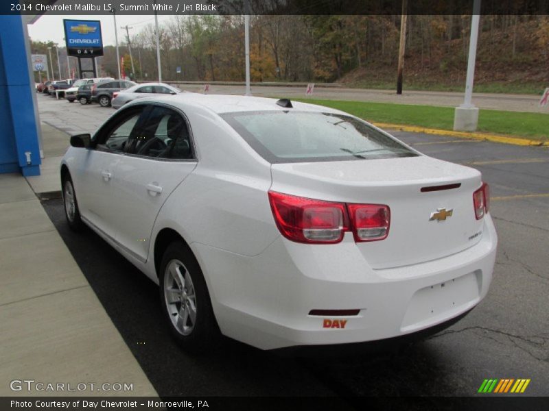Summit White / Jet Black 2014 Chevrolet Malibu LS
