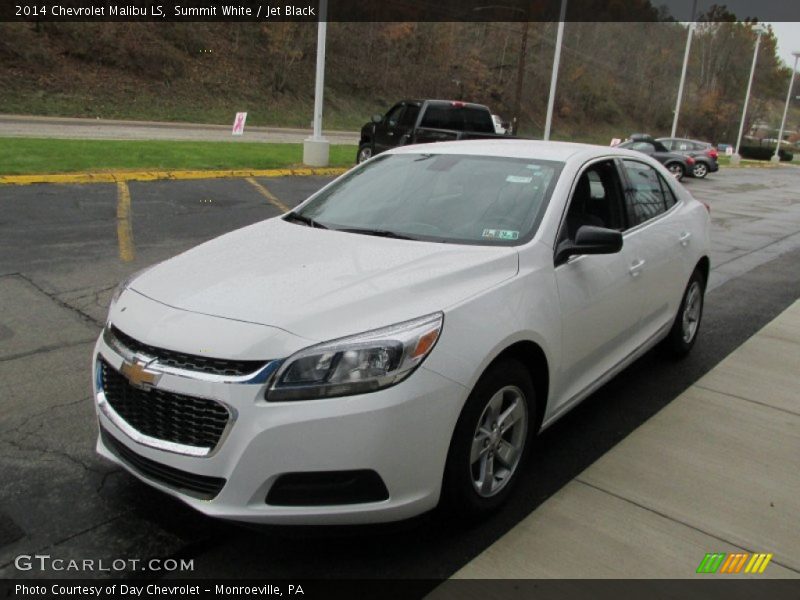Summit White / Jet Black 2014 Chevrolet Malibu LS