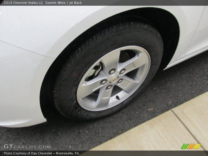 Summit White / Jet Black 2014 Chevrolet Malibu LS
