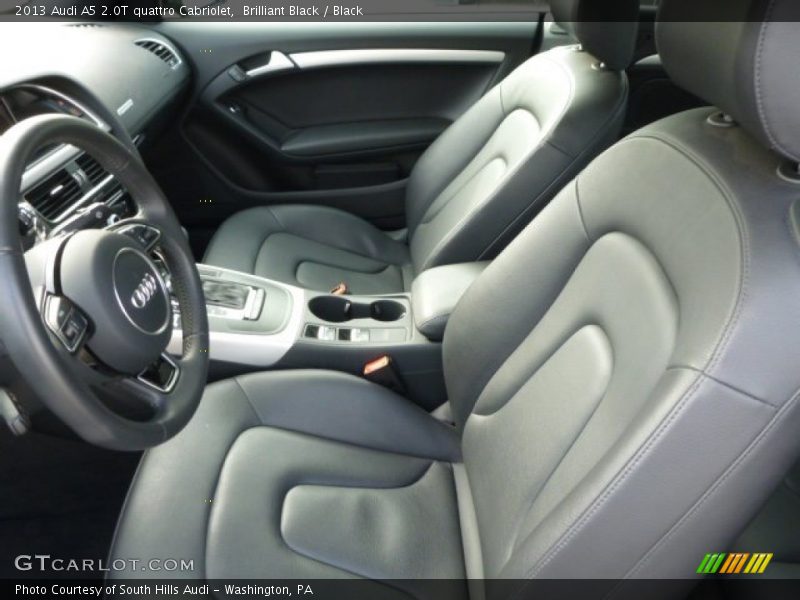 Brilliant Black / Black 2013 Audi A5 2.0T quattro Cabriolet