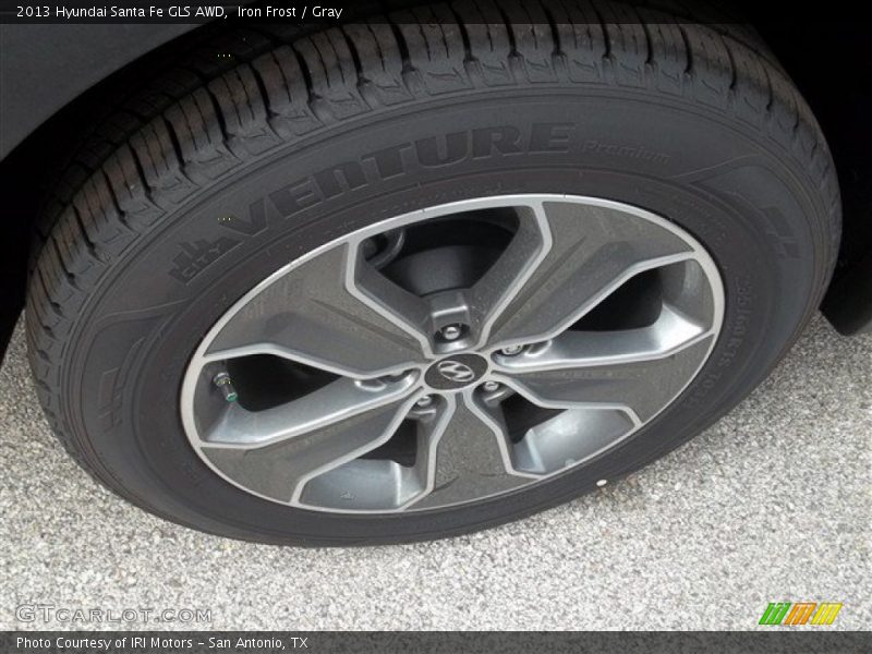 Iron Frost / Gray 2013 Hyundai Santa Fe GLS AWD