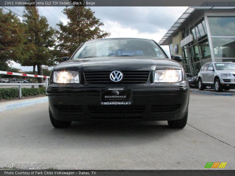 Black / Beige 2001 Volkswagen Jetta GLS TDI Sedan