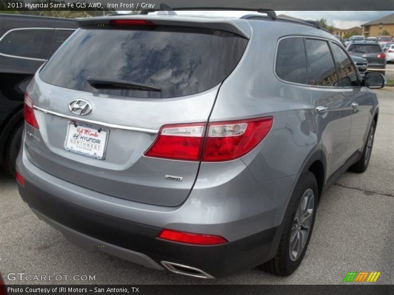 Iron Frost / Gray 2013 Hyundai Santa Fe GLS AWD