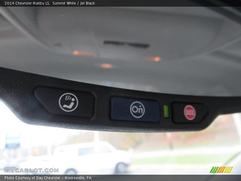 Summit White / Jet Black 2014 Chevrolet Malibu LS