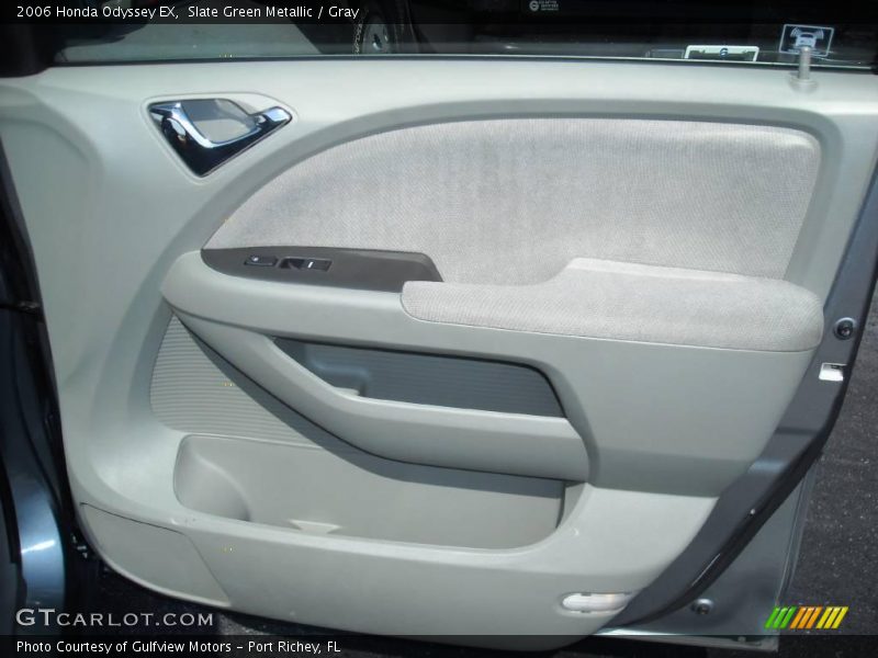 Slate Green Metallic / Gray 2006 Honda Odyssey EX
