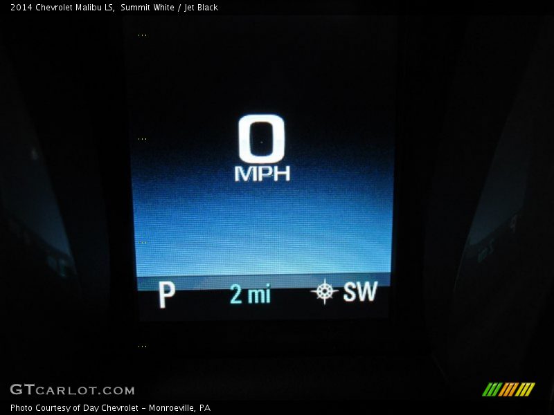 Summit White / Jet Black 2014 Chevrolet Malibu LS