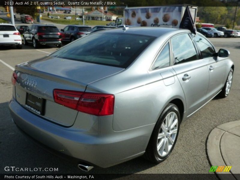 Quartz Gray Metallic / Black 2013 Audi A6 2.0T quattro Sedan