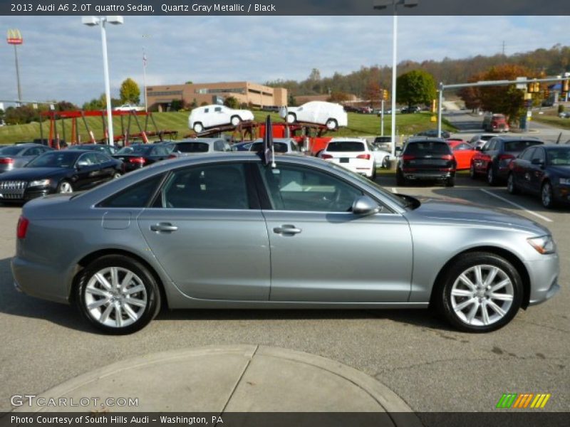Quartz Gray Metallic / Black 2013 Audi A6 2.0T quattro Sedan