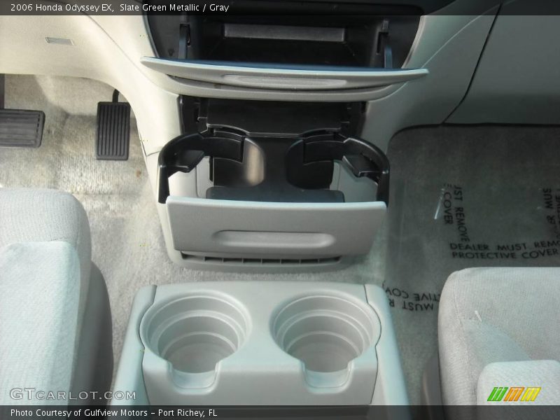 Slate Green Metallic / Gray 2006 Honda Odyssey EX