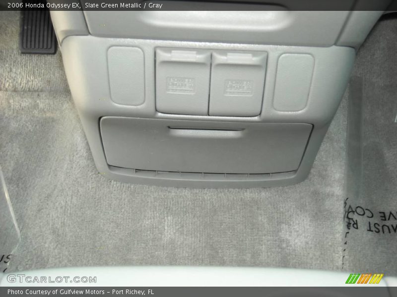 Slate Green Metallic / Gray 2006 Honda Odyssey EX