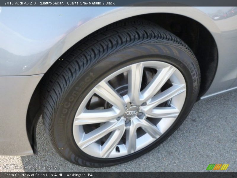 Quartz Gray Metallic / Black 2013 Audi A6 2.0T quattro Sedan