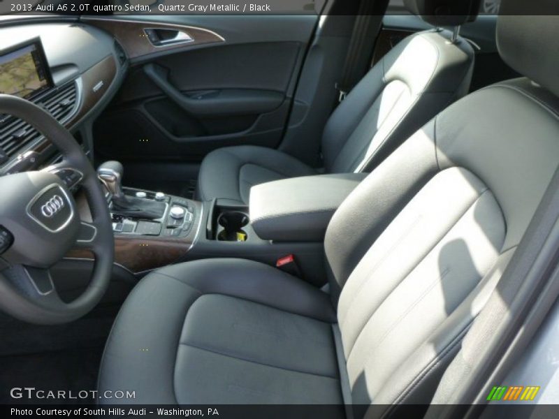 Quartz Gray Metallic / Black 2013 Audi A6 2.0T quattro Sedan