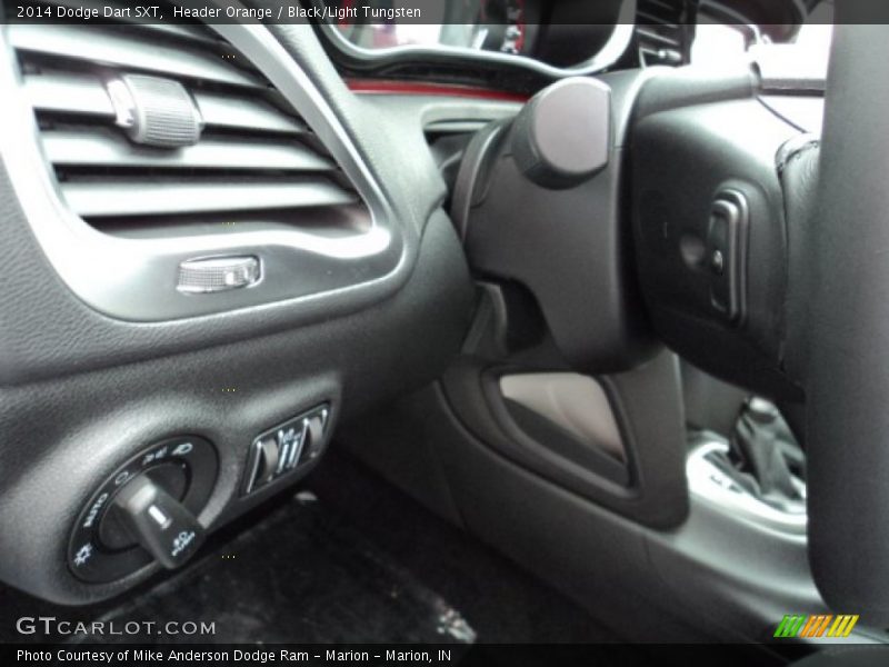 Header Orange / Black/Light Tungsten 2014 Dodge Dart SXT