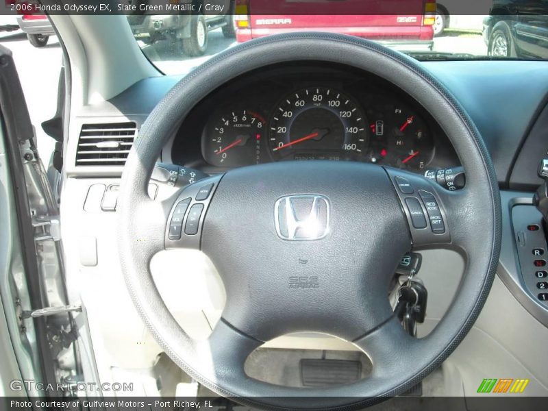 Slate Green Metallic / Gray 2006 Honda Odyssey EX