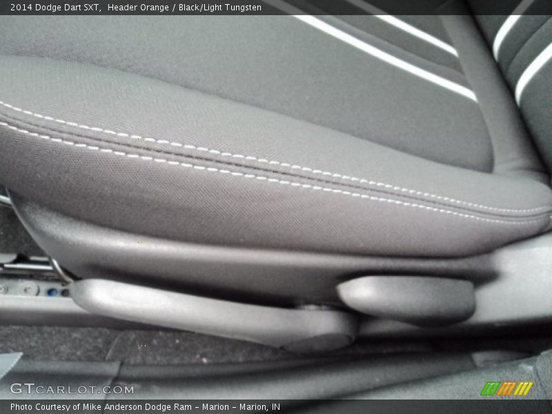 Header Orange / Black/Light Tungsten 2014 Dodge Dart SXT