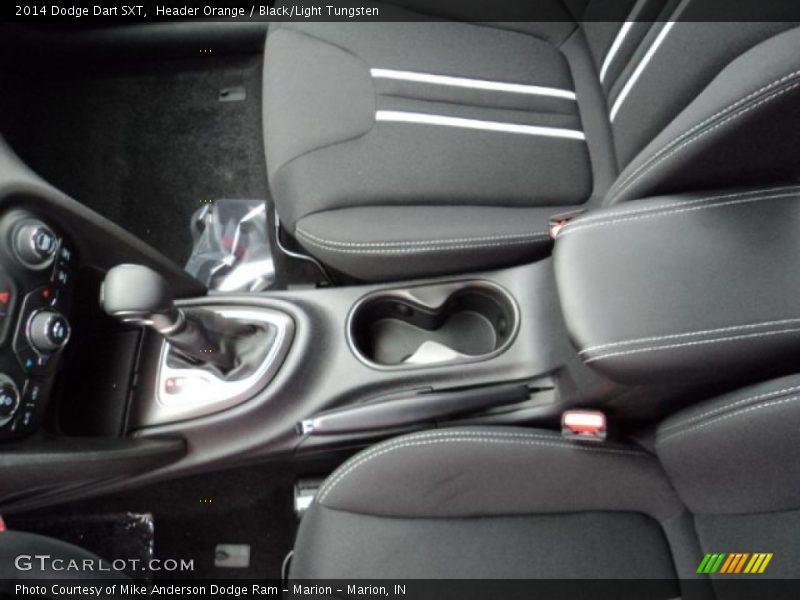Header Orange / Black/Light Tungsten 2014 Dodge Dart SXT