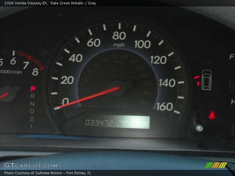 Slate Green Metallic / Gray 2006 Honda Odyssey EX