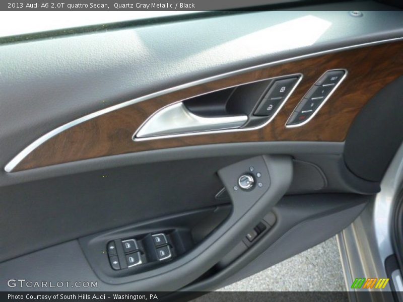 Quartz Gray Metallic / Black 2013 Audi A6 2.0T quattro Sedan