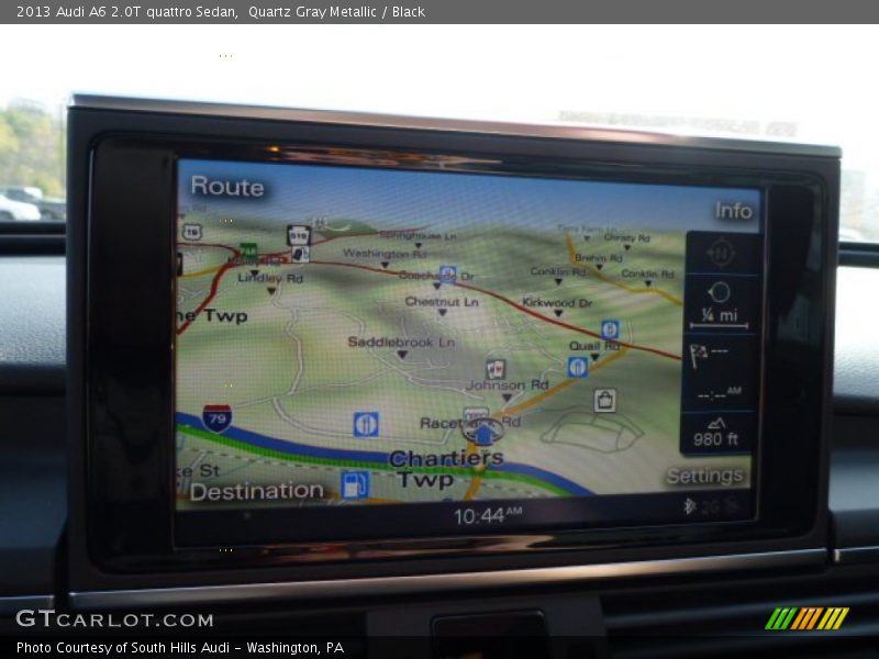 Quartz Gray Metallic / Black 2013 Audi A6 2.0T quattro Sedan