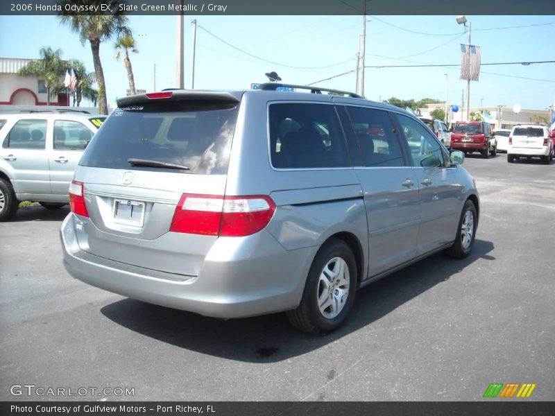 Slate Green Metallic / Gray 2006 Honda Odyssey EX
