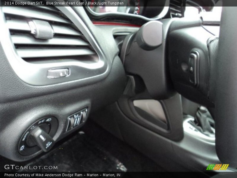 Blue Streak Pearl Coat / Black/Light Tungsten 2014 Dodge Dart SXT