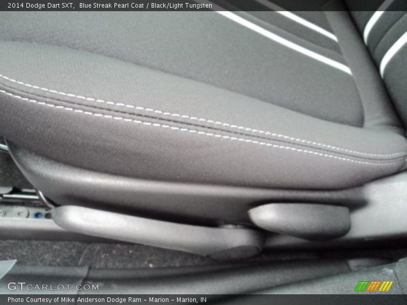 Blue Streak Pearl Coat / Black/Light Tungsten 2014 Dodge Dart SXT