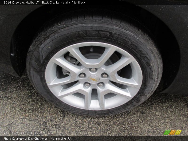 Black Granite Metallic / Jet Black 2014 Chevrolet Malibu LT