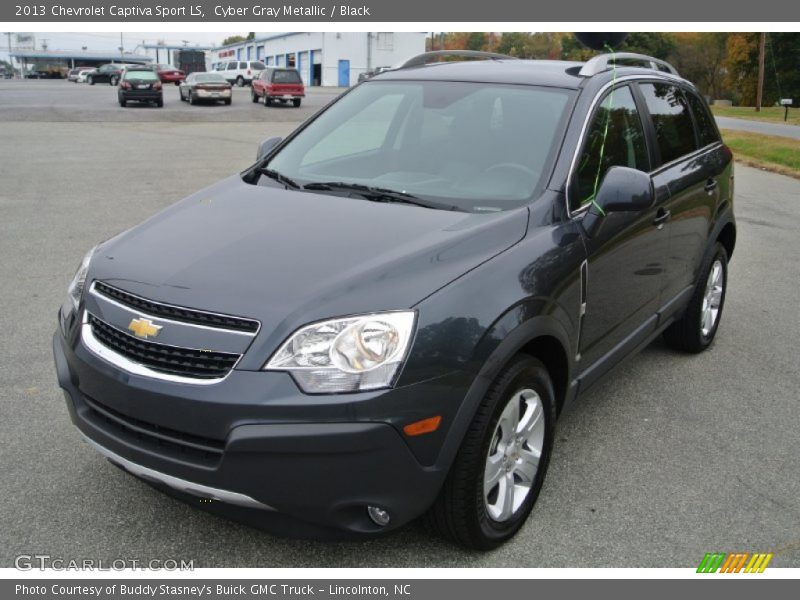 Cyber Gray Metallic / Black 2013 Chevrolet Captiva Sport LS