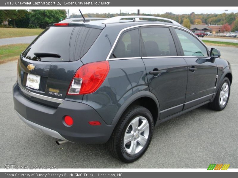 Cyber Gray Metallic / Black 2013 Chevrolet Captiva Sport LS