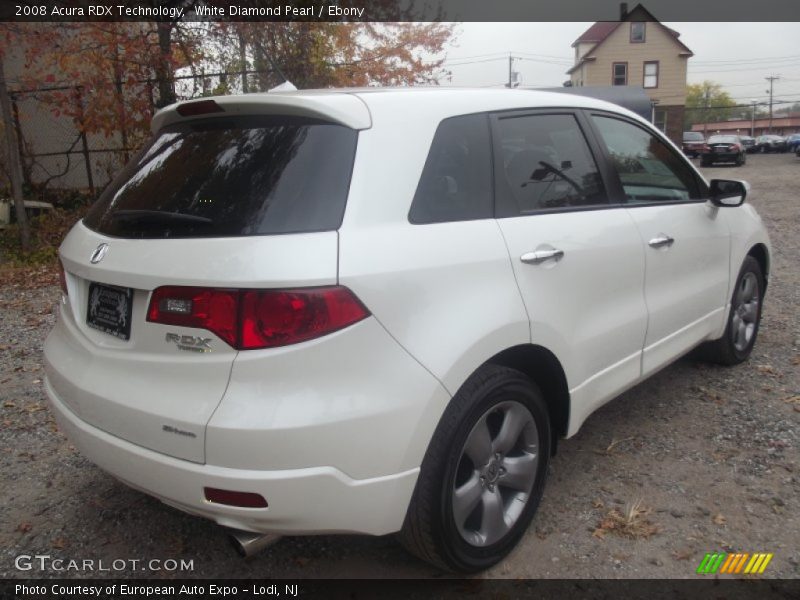 White Diamond Pearl / Ebony 2008 Acura RDX Technology