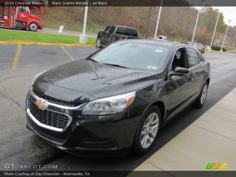 Black Granite Metallic / Jet Black 2014 Chevrolet Malibu LT