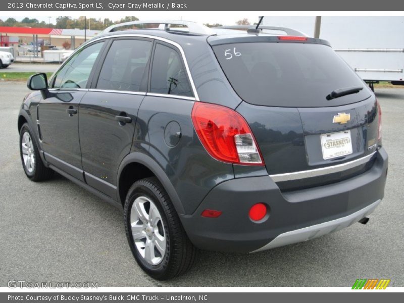 Cyber Gray Metallic / Black 2013 Chevrolet Captiva Sport LS