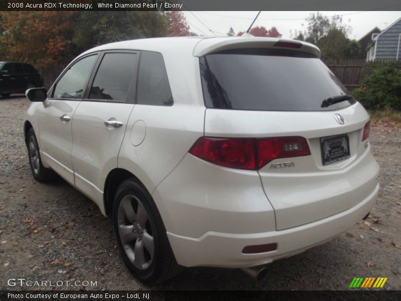 White Diamond Pearl / Ebony 2008 Acura RDX Technology