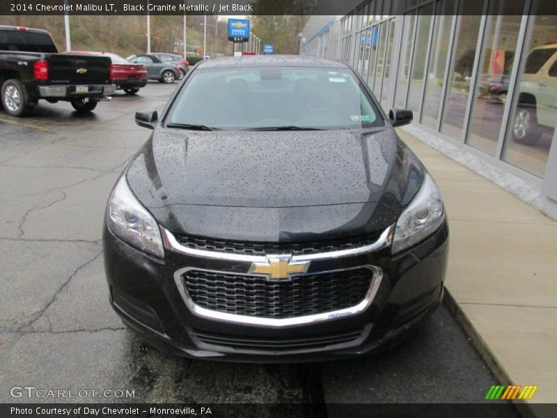 Black Granite Metallic / Jet Black 2014 Chevrolet Malibu LT